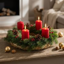 položky Slaměný věnec 20/4cm, sada 10 ks - polotovary věnců na advent, svátky Všech svatých a dekorace
