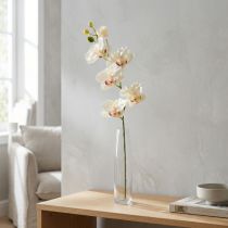 položky Orchidej Phalaenopsis umělá 6 květů krémově růžová 70cm