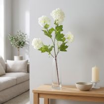 položky Sněhová koule Umělá Viburnum Branch White Flowers L90cm