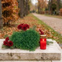 položky Dekorativní buxus srdce umělá dekorativní podložka zelená 30,5cm