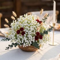 položky Bílá Gypsophila umělá L30cm 12ks