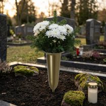 položky Hrobová váza zlatá 28,5cm