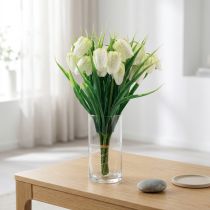 položky Fritillaria bílá kostkovaná tabule květina umělé květiny 38cm 6 ks