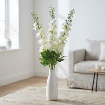 položky Delphinium White Umělé Delphinium Hedvábné květiny Umělé květiny 3ks