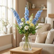 položky Umělé Delphinium Modré Delphinium Umělé květiny Hedvábné květiny
