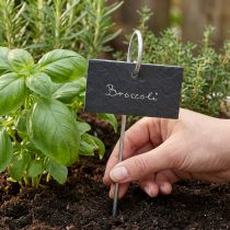 položky Přírodní břidlicové desky Plug Plant Signs Black 25cm
