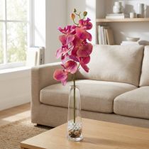 položky Umělá orchidej Phalaenopsis Orchid Fuchsia 78cm