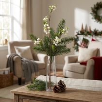 položky Umělý lusk keř snowberry L74cm