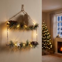 položky Nástěnná dekorace vánoční mikro LED pohádková světla 35×85cm