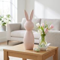 položky Dekorativní keramická figurka králíka pro moderní interiérový design, 22 cm