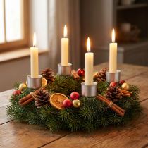 položky Svícen tyčový svícen adventní věnec 11cm 12 ks
