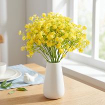 položky Gypsophila paniculate sádrovec bylina žluté květy L46cm 4 ks