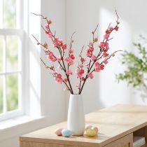 položky Cherry Blossom Branch Dekorace Umělá větev tmavě růžová 96cm 2ks