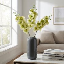 položky Orchidej umělá žlutá zelená Phalaenopsis L83cm