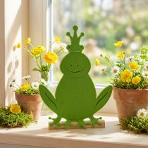 položky Frog King Felt Wood Green 20cm x 27,5cm Letní dekorace