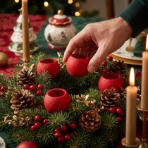 položky Bell Cup malý červený 25 ks