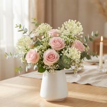 položky Hydrangea pupen pick 22cm cream 12ks