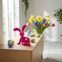 položky Moderní dekorativní figurka králíka do obývacího pokoje, velikonoční dekorace, 38 cm
