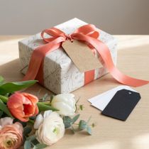 položky Jmenovky na dárky ozdobné visačky papírové 3,5×6cm 300ks