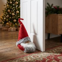 položky Dveřní zarážka Santa Claus dekorace postava adventní dekorace V35cm
