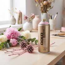 položky Barva ve spreji růžová barva ve spreji liči Montana Gold 400ml