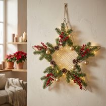položky Metal Star Mesh Deco Star Metal Deco Gold Ø57cm