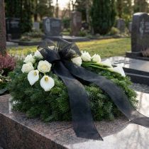položky Šifonová stuha organzová stuha organza černá 25mm 20m