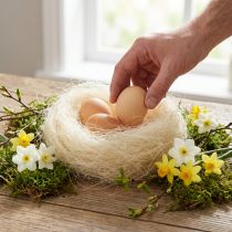položky Přírodní sisalová tráva pro tvoření Sisalová tráva krémově bílá 500g