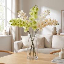 položky Větev orchideje, světle zelená, D58 cm