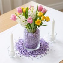 položky Dekorační granule lila dekorační kamínky fialová 2mm - 3mm 2kg