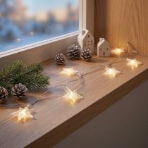 položky LED pohádková světla hvězdy micro LED časovač uvnitř 2,85m