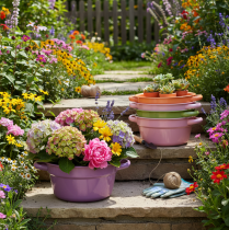 položky Kovová dekorativní miska, 4 jarní barvy, Ø17cm, 4 kusy