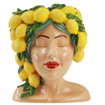 položky Žena poprsí květináč citron dekorace středomořská V21,5cm