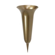 Náhrobní váza zlatá 40cm