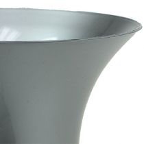 Náhrobní váza stříbrná 40cm