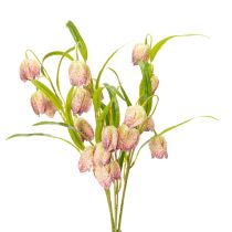 položky Umělý květ fritilárie, jemná dekorace do obývacích prostor, 60 cm, 3 kusy