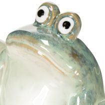 položky Keramická dekorativní figurka žáby, detailní design, okouzlující nápad na dárek, 13 cm