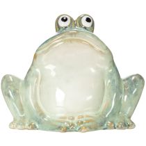 položky Keramická dekorativní figurka žáby, detailní design, okouzlující nápad na dárek, 13 cm