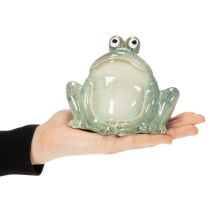 položky Keramická dekorativní figurka žáby, detailní design, okouzlující nápad na dárek, 13 cm