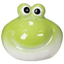 položky Dekorativní figurka žáby, roztomilá keramická figurka na dekoraci stolu do obývacího pokoje, 18 cm