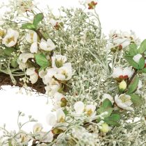 Jarní věnec z třešňových květů gypsophila věnec umělý Ø50cm
