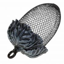 položky Krmítko žalud na zavěšení kovový Ø13cm V20,5cm