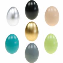 Husí vejce vyfouknutá vajíčka Velikonoční dekorace různé barvy 12ks