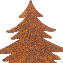 položky Zahradní kůl, zvětralá ocel, jelen, hvězda, jedle, V10/15cm, 3 kusy