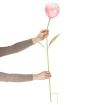položky Dekorativní tulipán z květinového kůlu na záhony a okraje 94 cm