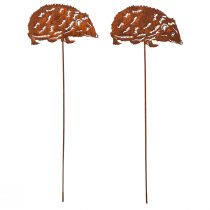 položky Zahradní kůl Ježek kovový rez podzimní 15x8cm 4 ks