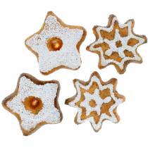 Scatter dekorace sušenky hvězda 24ks
