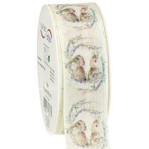 položky Dárková stuha Velikonoční stuha králíci 40mm 18m