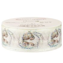 položky Dárková stuha Velikonoční stuha králíci 40mm 18m