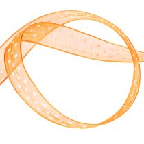 položky Dárková stuha s puntíky pro elegantní balení dárků, šířka 1,5 cm, délka 20 m